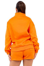 ENSEMBLE SWEAT-SHIRT ET SHORT MODE FEMME
