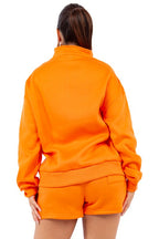 ENSEMBLE SWEAT-SHIRT ET SHORT MODE FEMME