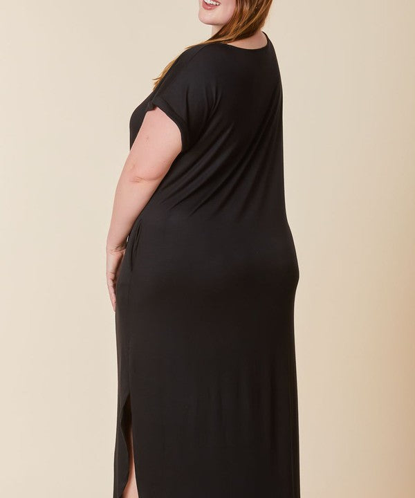 Fabina Bamboo Maxi Dress Curvy Size