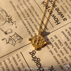AUBREY CHARM GOLD NECKLACE