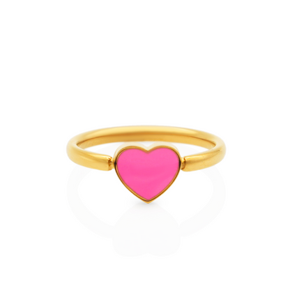 XOXO LOVE HEART RING