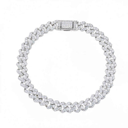 Maison de Lumière Bracelet - Moissanite Cuban Link Bracelet