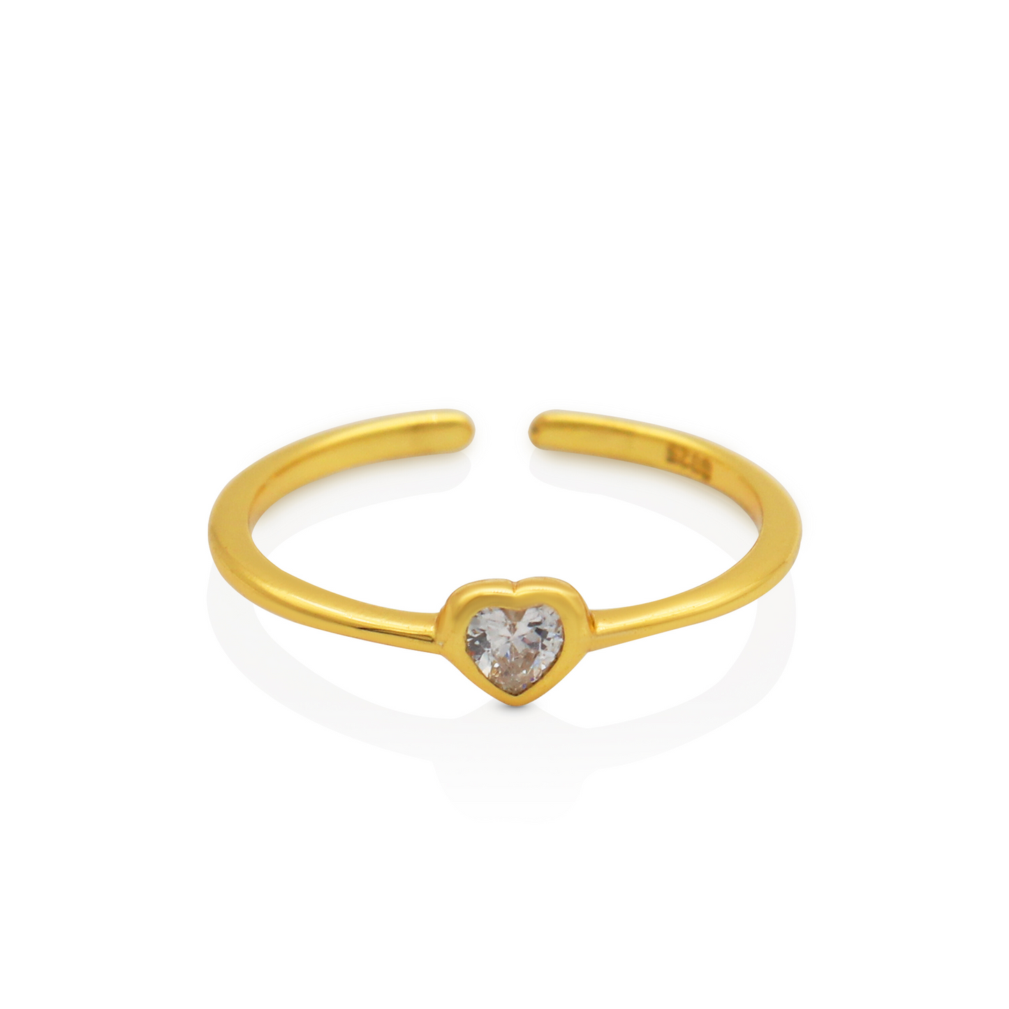 CRYSTAL HEART RING - Lolomo!