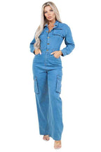 COMBINAISON EN JEAN MODE FEMME
