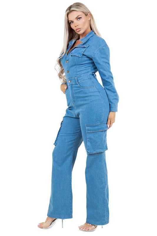 COMBINAISON EN JEAN MODE FEMME