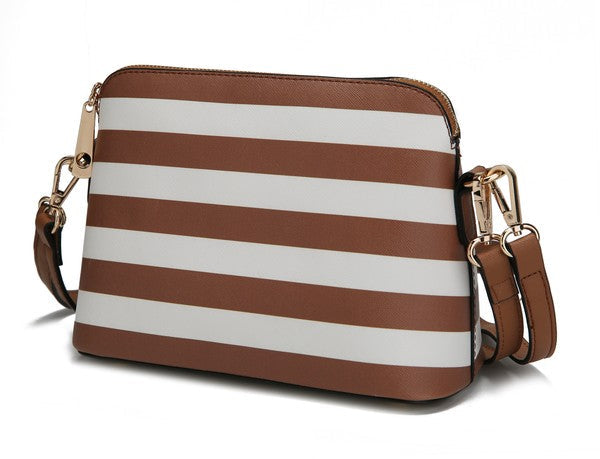 MKF Kimmy Striped Crossbody bag by Mia K