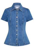 ENSEMBLE SHORT DEUX PIÈCES EN JEAN MODE FEMME