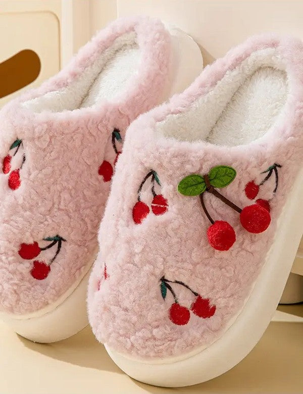 Cherry Slippers