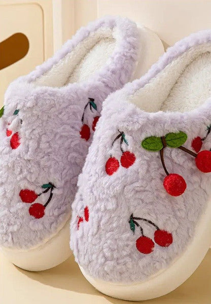 Cherry Slippers