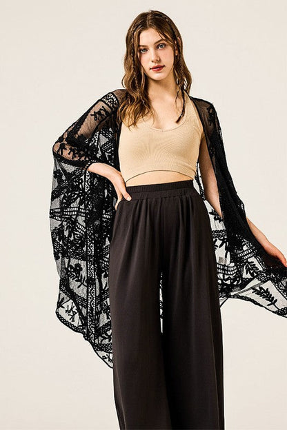 Plus Stretch Yoga Knit Wide Leg Palazzo Pants