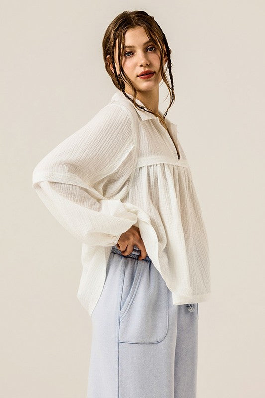 Plus Washed Raw-Edges Outline Pockets Pants