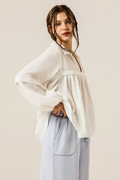 Plus Washed Raw-Edges Outline Pockets Pants