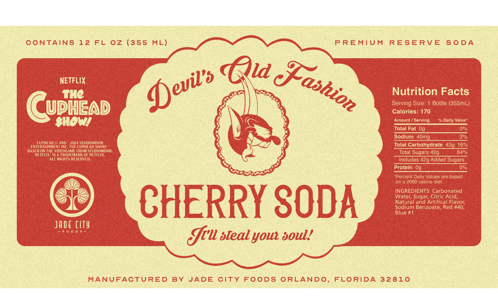 ¡El Show de Cuphead! Paquete de 4 refrescos