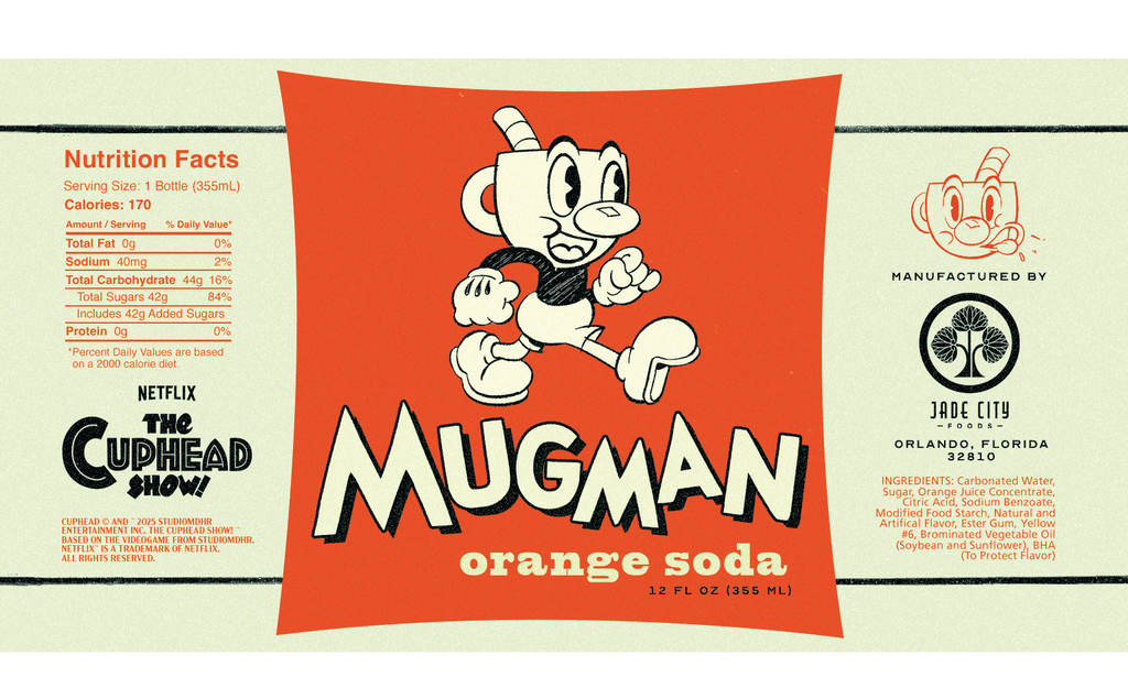 ¡El Show de Cuphead! Paquete de 4 refrescos