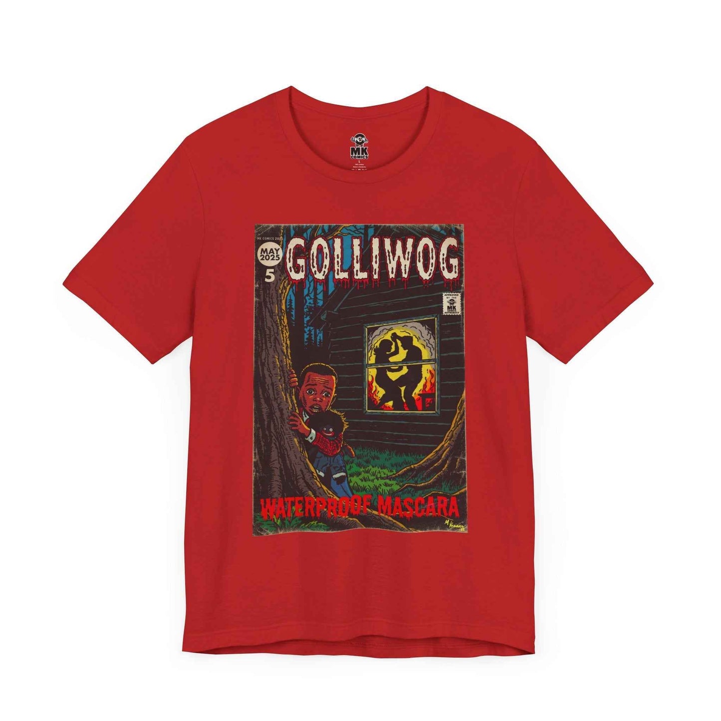 Waterproof Mascara - Golliwog - Unisex Jersey Short Sleeve Tee