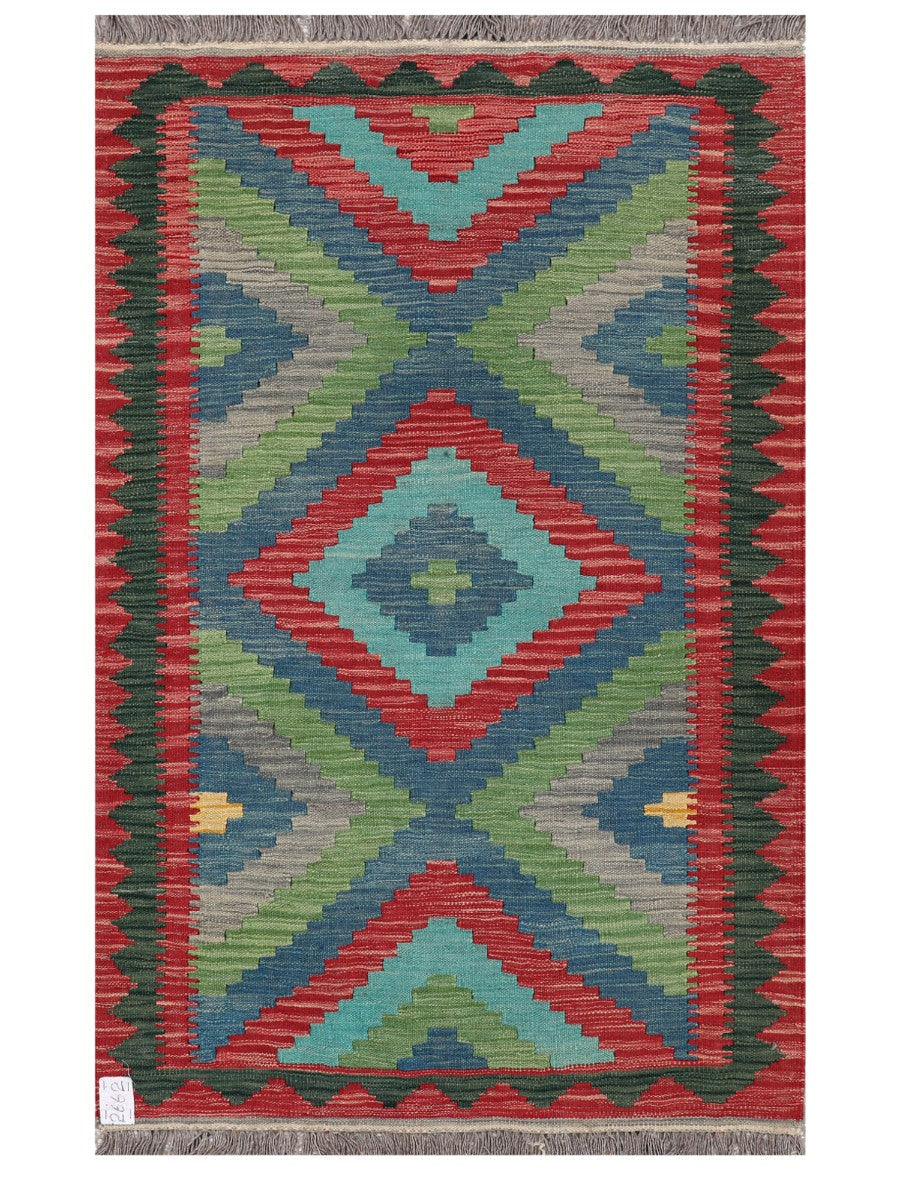 Maimana Afghanistan Kilim Rug - 154 x96 cm - Lolomo!