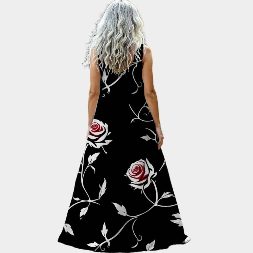 Brooklyn Republic™ Standing in the Garden of Eternal Memories Sleeveless Maxi Dress