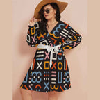 Brooklyn Republic™ "The Maxine" Women's V-Neck Dress