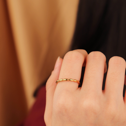 REINE LACHANCE GOLD RING