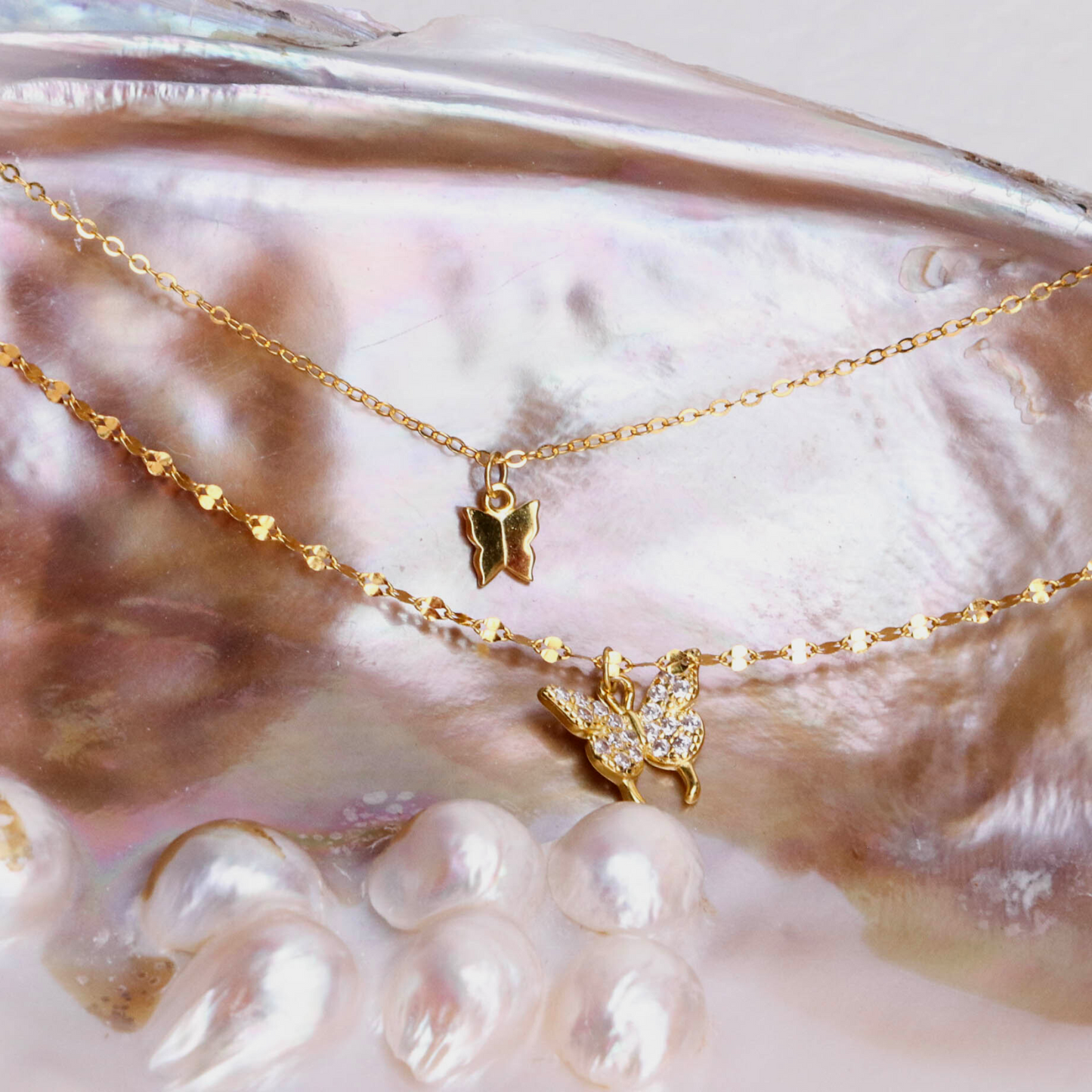 CHRISTIA BUTTERFLY NECKLACE