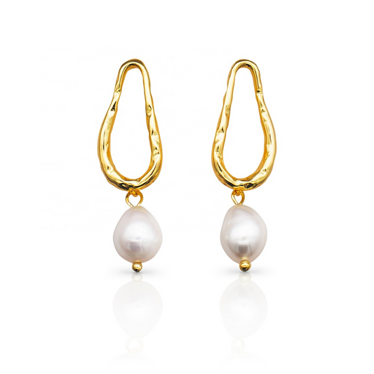 AVELINE PEARL EARRINGS - Lolomo!