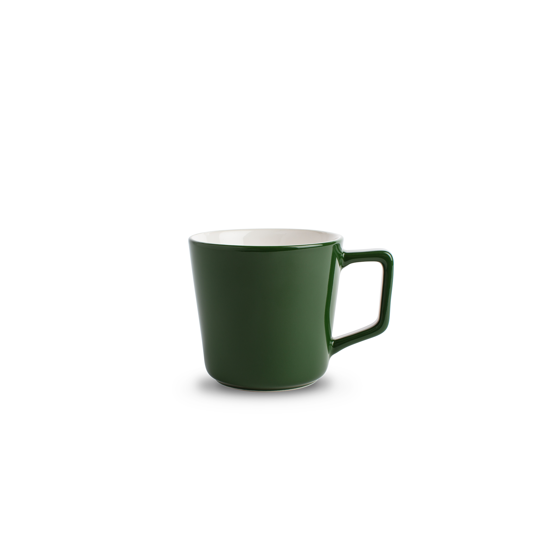 Tasse à café coudée de 12 oz - Vert forêt 