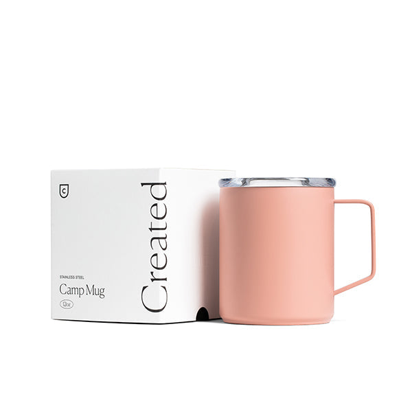 Tasse de camping 12 oz - Gomme rose