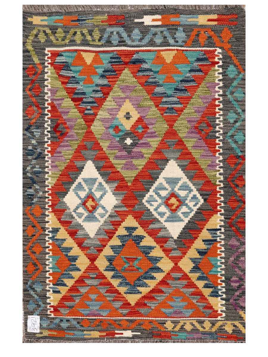 Tapis Kilim Maimana Afghanistan - 123 x 81 cm