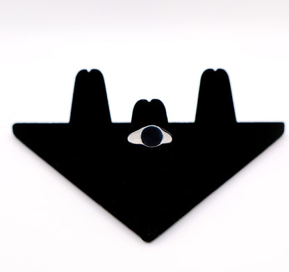 Italian Oval Silver Ring – Elegant Statement Ring for Women - Lolomo!