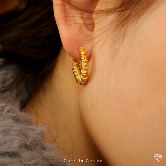 BOUCLES D'OREILLES EN OR MADELYN CHARM