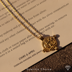AUBREY CHARM GOLD NECKLACE