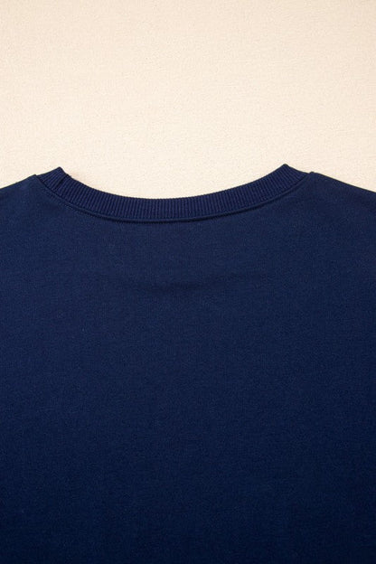 Varsity Stripe Pullover and Mini Skirt Set