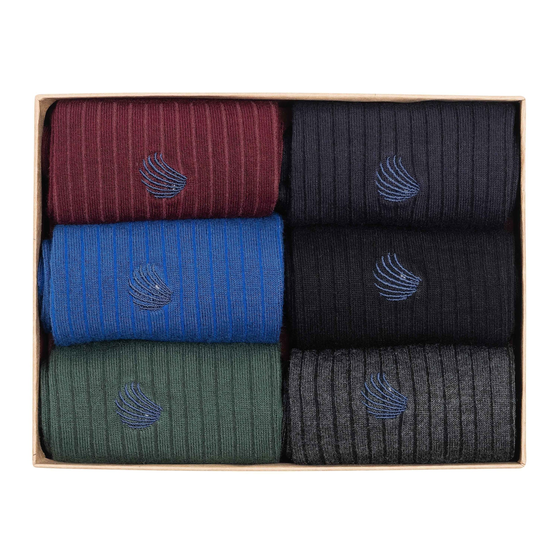 Men’s Bamboo Dress & Trouser Socks 6-Pack - 419