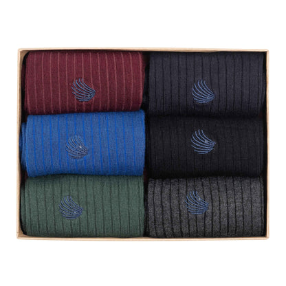 Men’s Bamboo Dress & Trouser Socks 6-Pack - 419