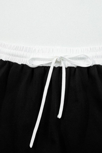 Varsity Stripe Pullover and Mini Skirt Set