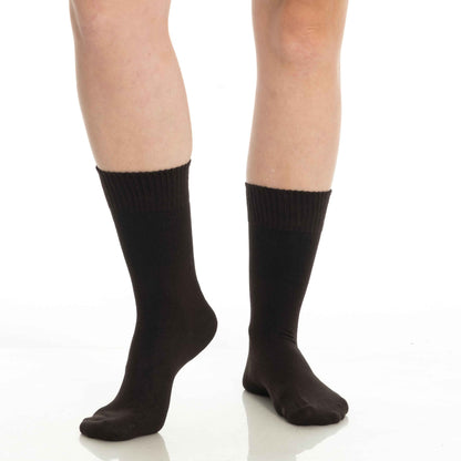 Men’s & Women’s Bamboo Diabetic Crew Socks 4-Pack