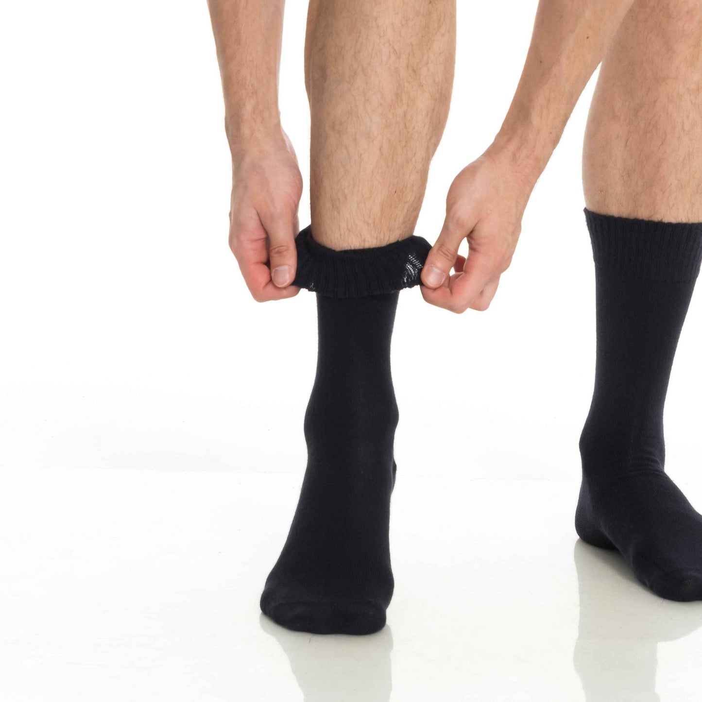 Men’s & Women’s Bamboo Diabetic Crew Socks 4-Pack