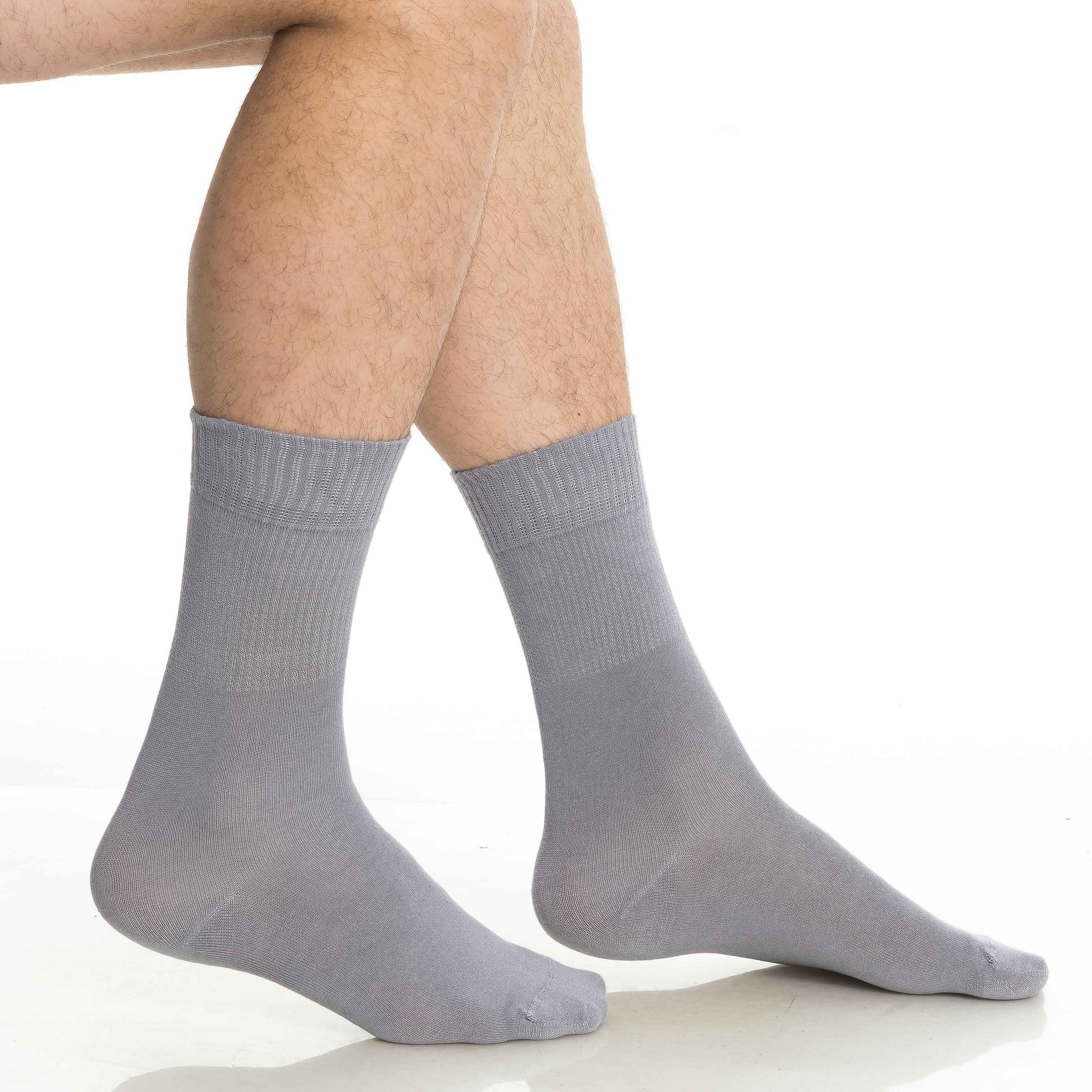Men’s & Women’s Bamboo Diabetic Crew Socks 4-Pack