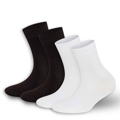 Men’s & Women’s Bamboo Diabetic Ankle Socks 4-Pack