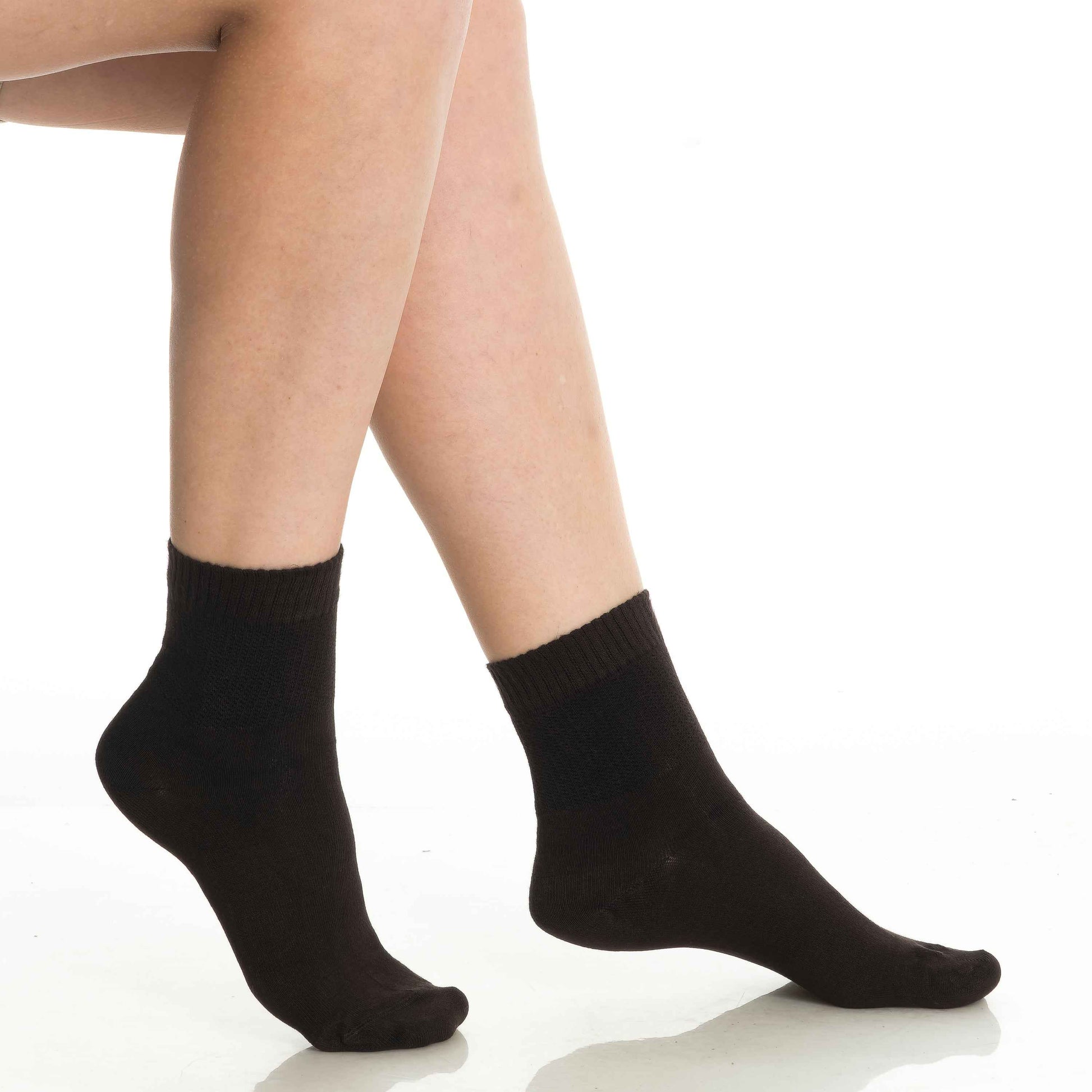 Men’s & Women’s Bamboo Diabetic Ankle Socks 4-Pack