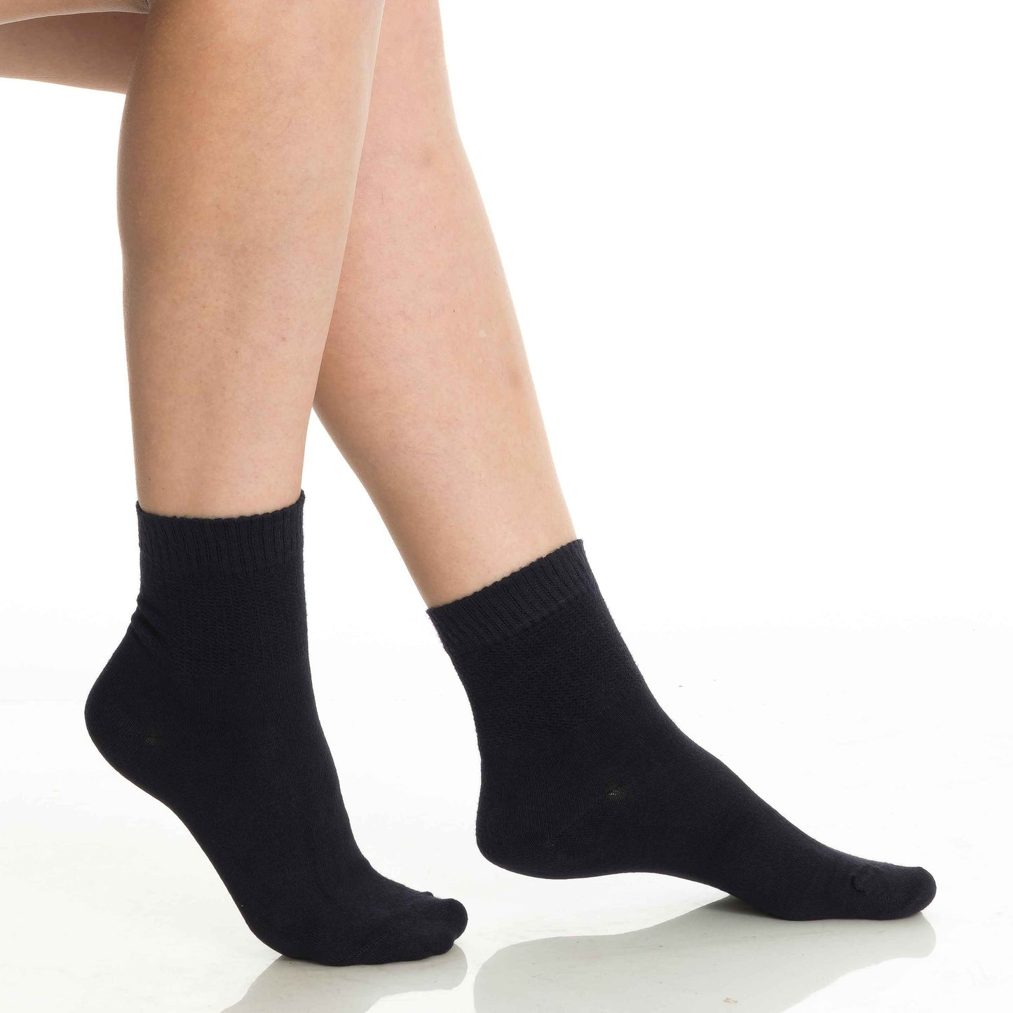 Men’s & Women’s Bamboo Diabetic Ankle Socks 4-Pack