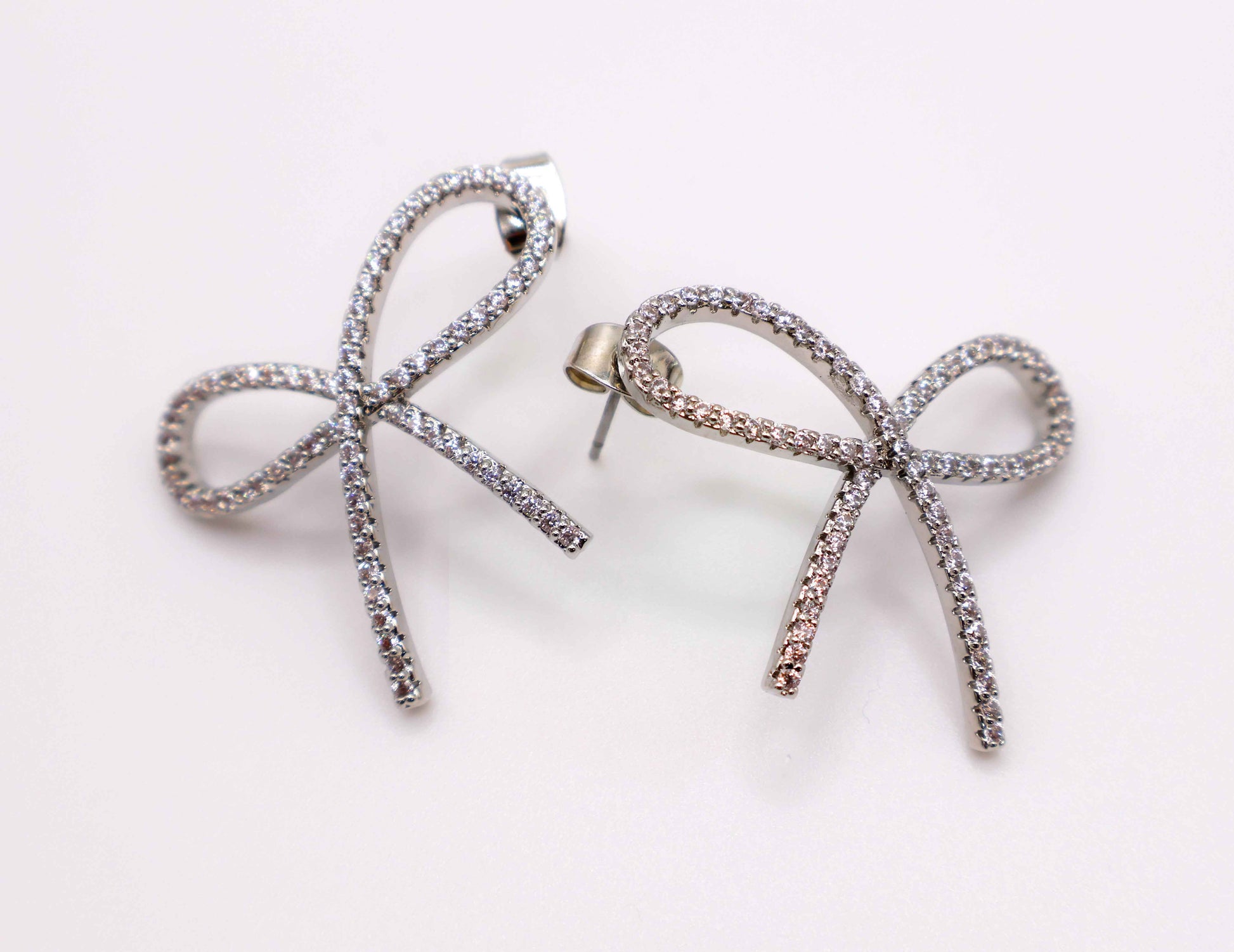 Chic Bow Tie Glamour Earrings – Gold Bow Tie Stud Jewelry