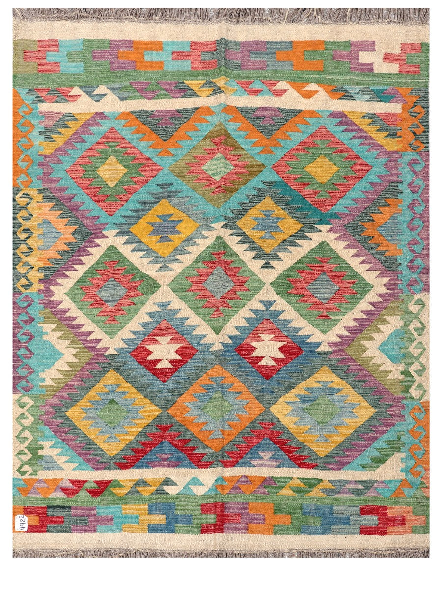 Tapis Kilim Maimana Afghanistan - 204 x 155 cm