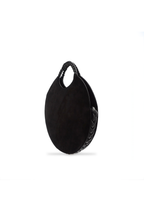 Luna Bag in Black Suede/Nappa Leather