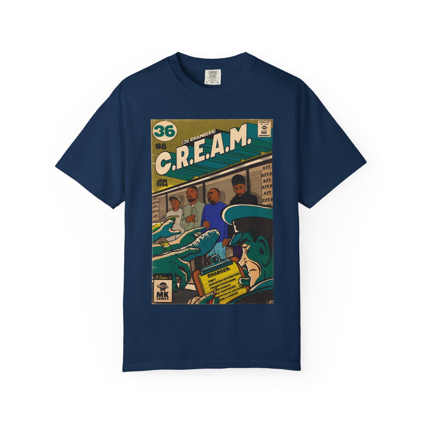 C.R.E.A.M - Unisex Comfort Colors T-shirt