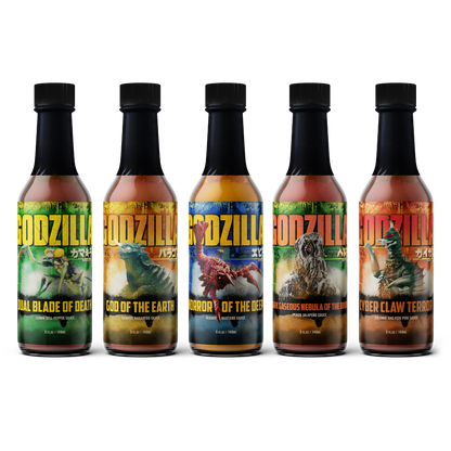 Godzilla Hot Sauce 5-Pack : Series 4