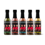 Paquete de 5 salsas picantes Death By Dwarf