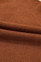 Contrast Trim Buttoned V-Neck Cropped Cardigan