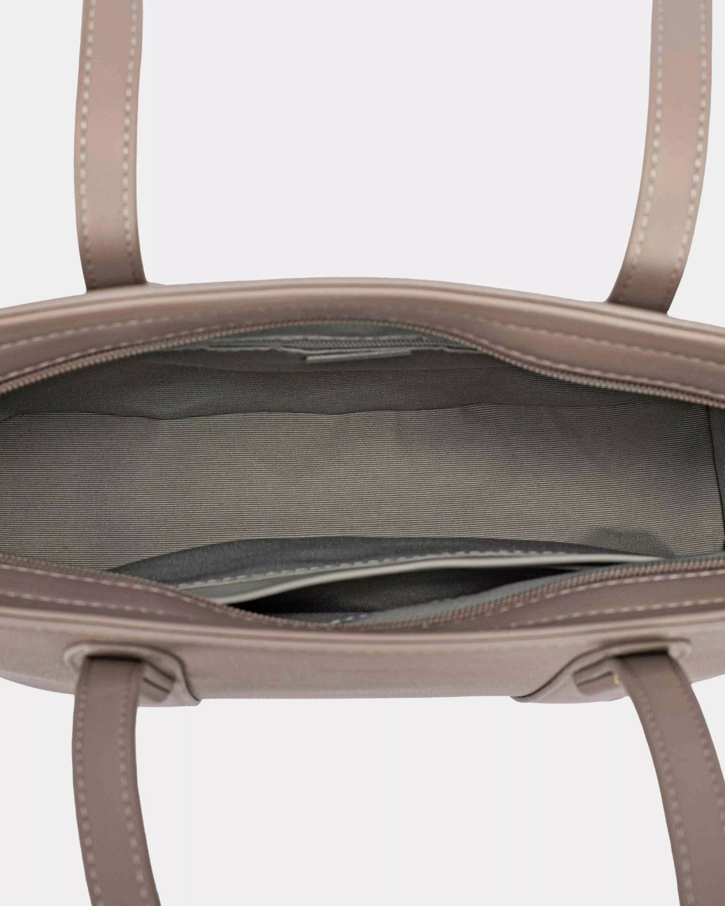 David Jones Leather Tote Bag with Gold Hardware