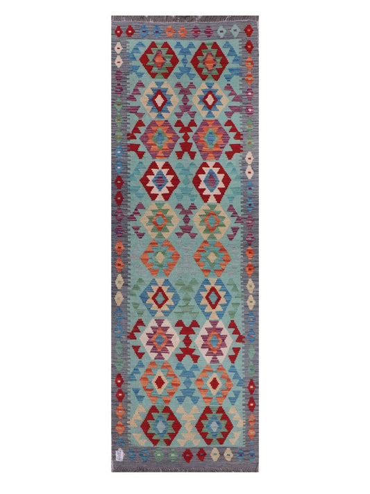 Maimana Afghanistan Kilim Runner - 250 x 81 cm